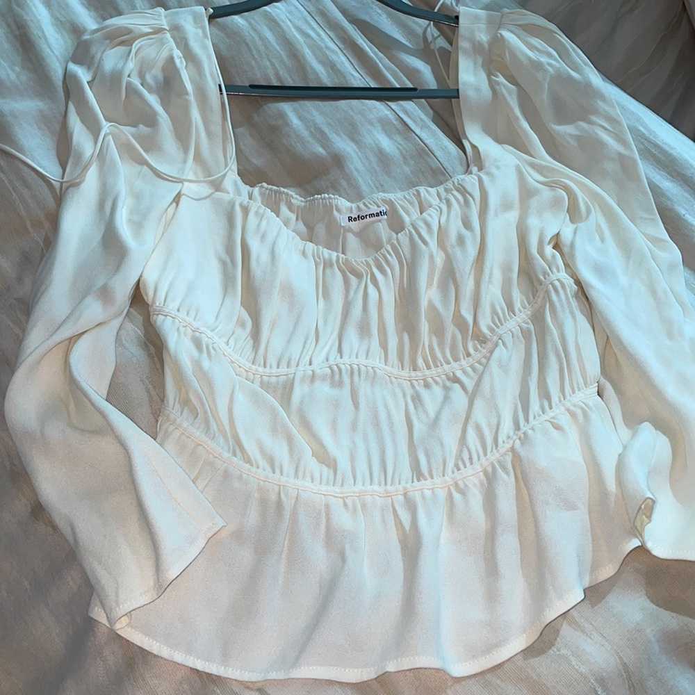 Reformation tie back top-NWOT